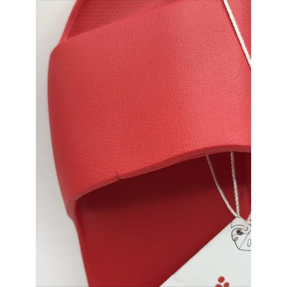 Archies flip flop Unisex Sz M 10 W 11 Red Arch Support Therapy NWT